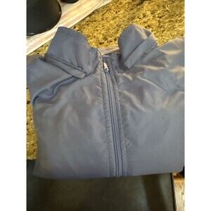 Men's Totes Blue Fleece Lined Lightweight Rain Resistant Jacket no hood Sixe 2X